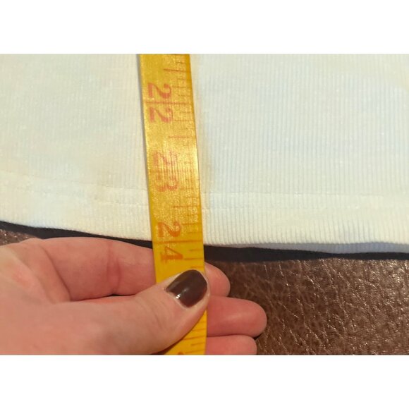 OGL White NWT Slinky Square Open-Back Brami Tank Top xl - Picture 5 of 9